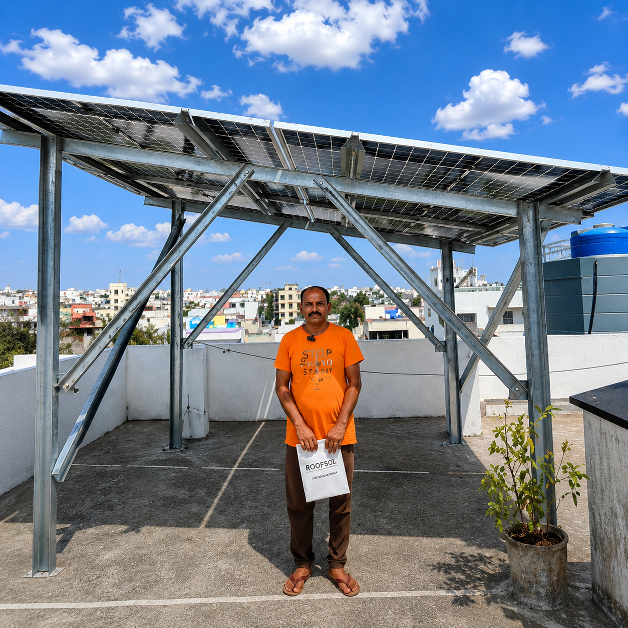 Mr. Sunil Kumar Yadav, Ganesh Park - Pune, 3.3 KWp